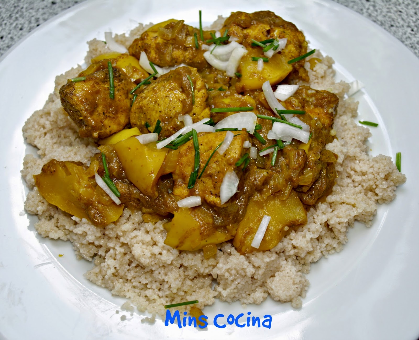 Pollo Al Curry Con Manzana
