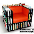 Contemporary chairs bookcase furniture