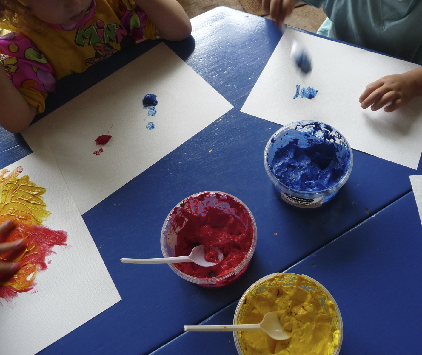 De Mello Teaching Finger Paint