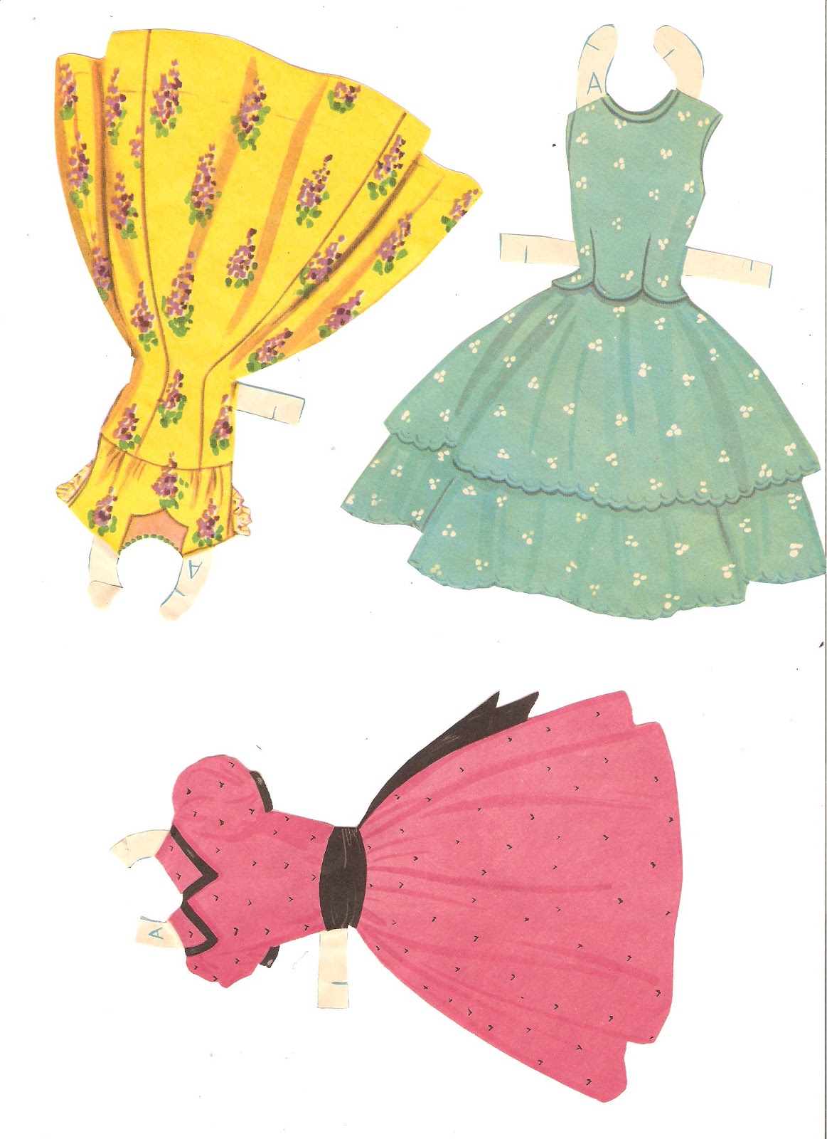 Miss Missy Paper Dolls 4 girls paper dolls