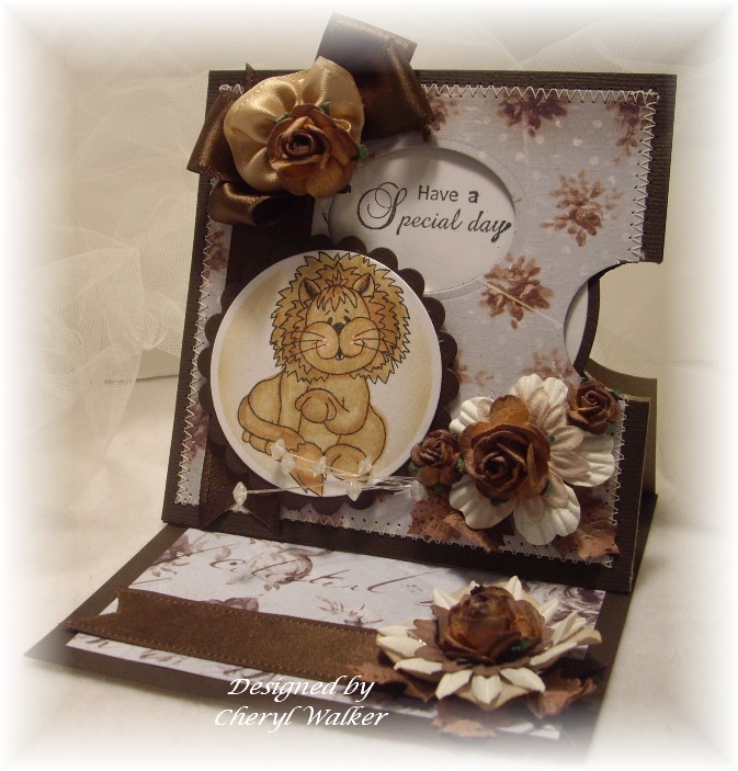 Sweeet Designs By Cheryl Video on Spinning Wheel Card