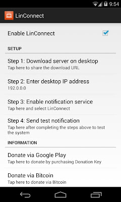 LinConnect in Android