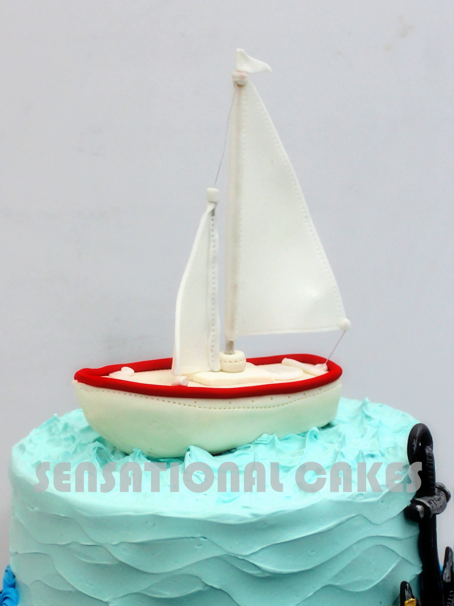 The Sensational Cakes NAUTICAL THEME CAKE FOR BOSS CAKE SINGAPORE