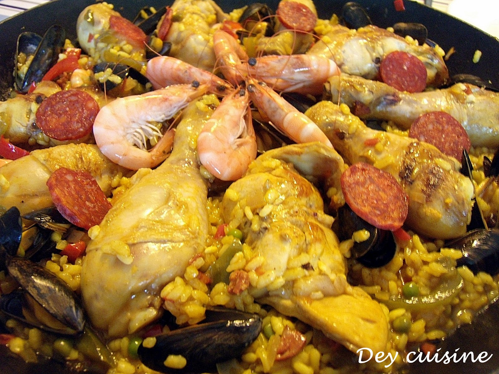 Dey cuisine Paella selon My & Dey