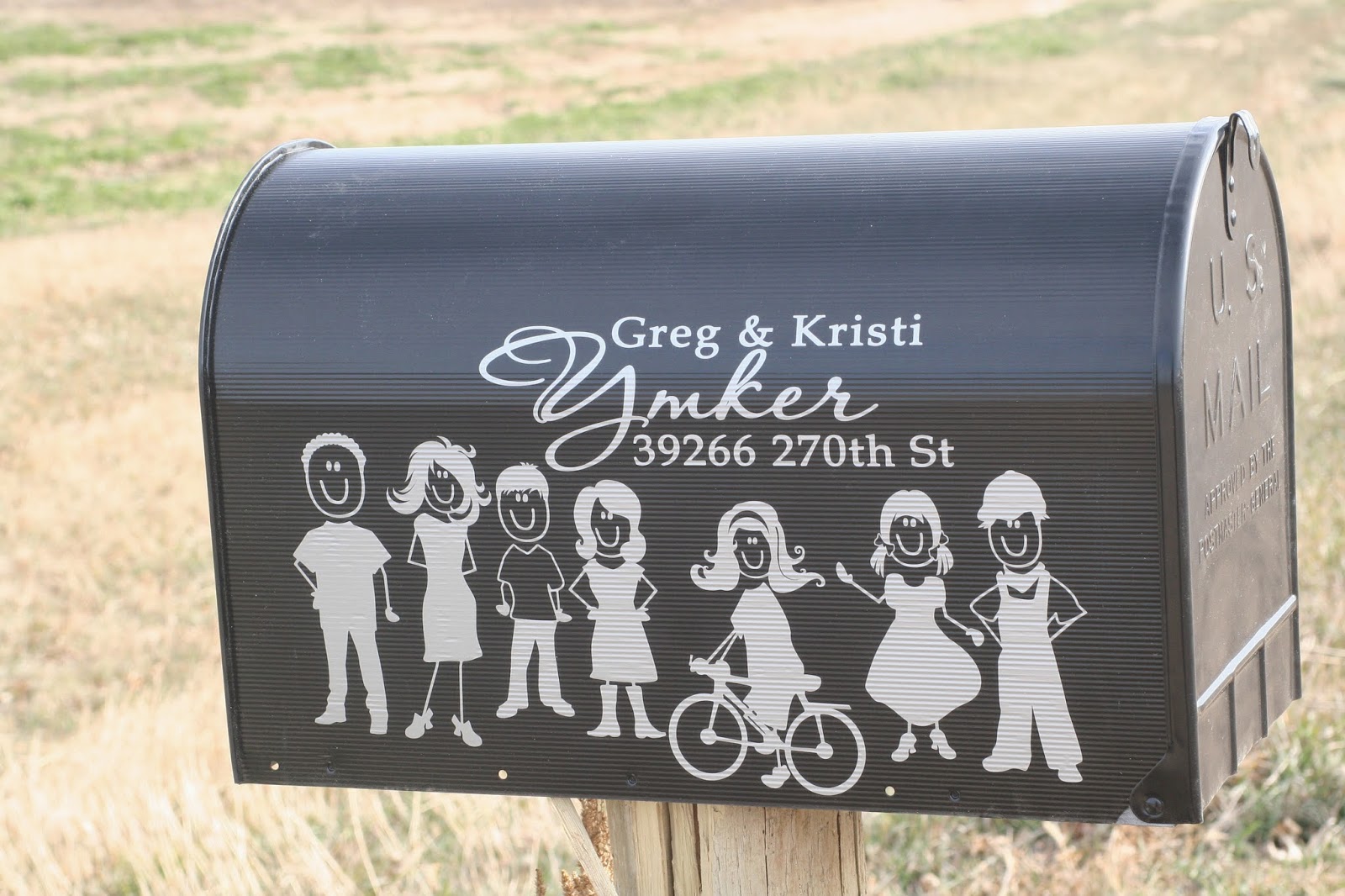 Decorating with Wall Vinyl Mailbox Mania Outdoor Decals