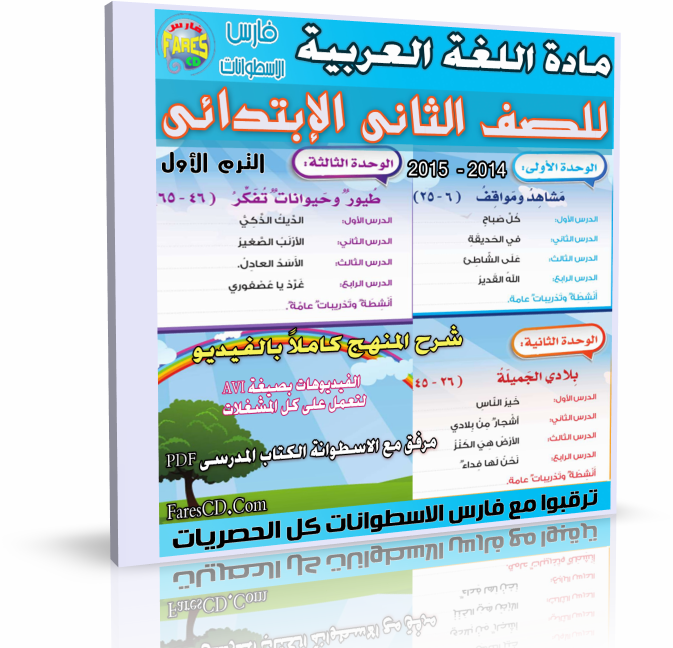 اسطوانة مادة اللغة العربية 2014 للصف الثانى الإبتدائى ( الترم الأول ) اسطوانة مادة اللغة العربية 2014 للصف الثانى الإبتدائى ( الترم الأول )
