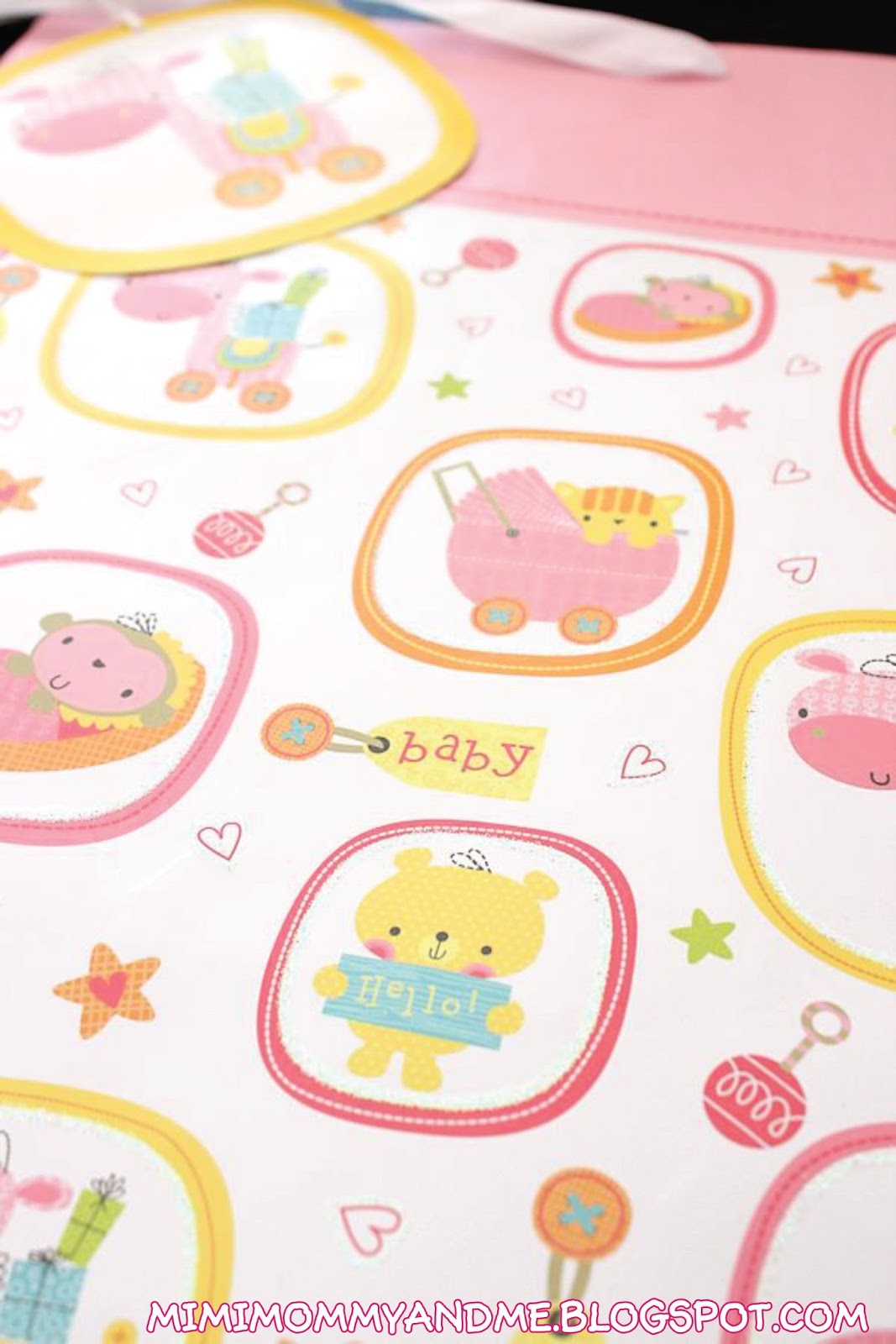 How To Make A Baby Card From A Gift Bag Mimi, Mommy and Me How To