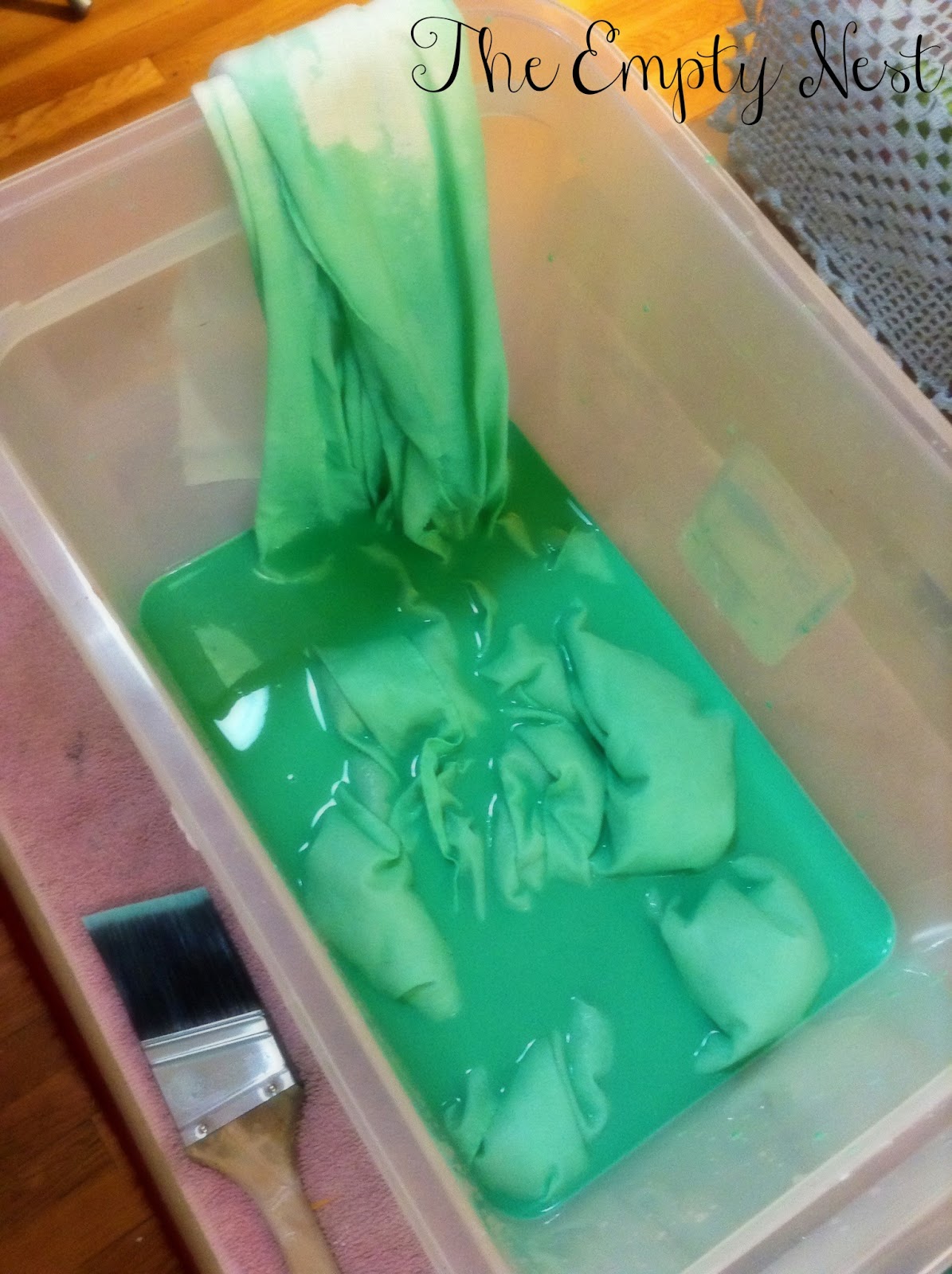 The Empty Nest How to dye fabric with Chalk Paint® decorative paints