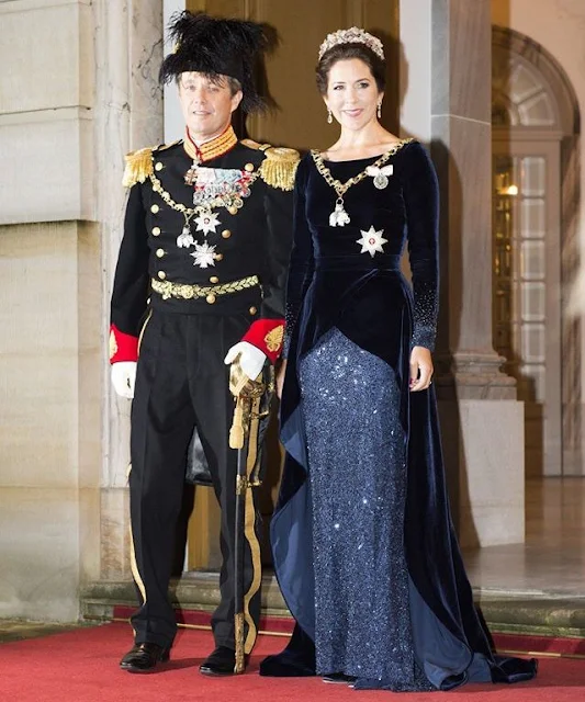 Queen Margrethe and Prince Henrik, Crown Princess Mary and Crown Prince Frederik, Princess Marie and Prince Joachim