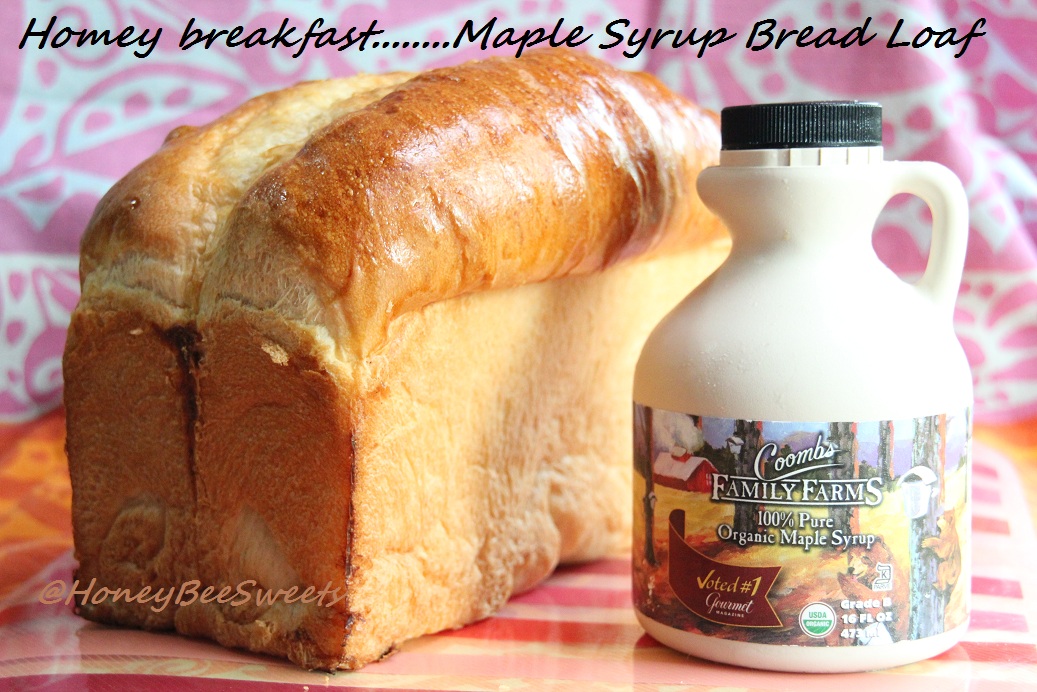 Honey Bee Sweets Maple Syrup Loaf and Red Wine Yeast Bao (枫糖土司 & 红鞠包子)