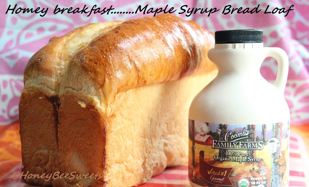 Honey Bee Sweets Maple Syrup Loaf and Red Wine Yeast Bao (枫糖土司 & 红鞠包子)