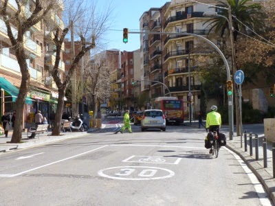 Barcelona cycling