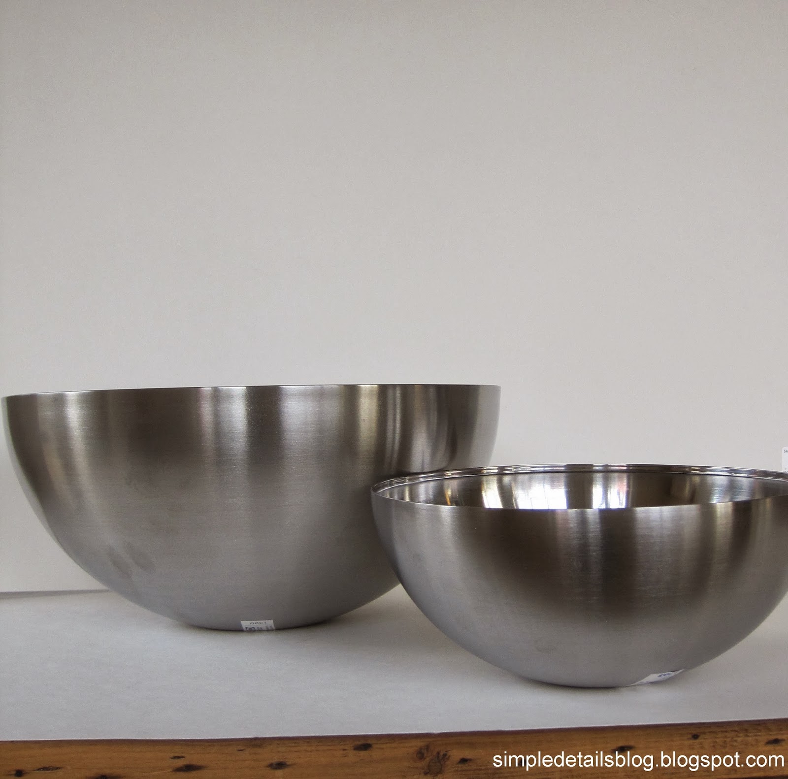 Simple Details diy ikea hack...stainless bowl turned brass beauty