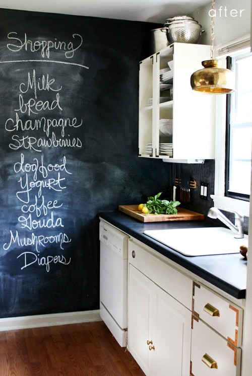 ALLTHINGSPLEASING Chalkboard walls