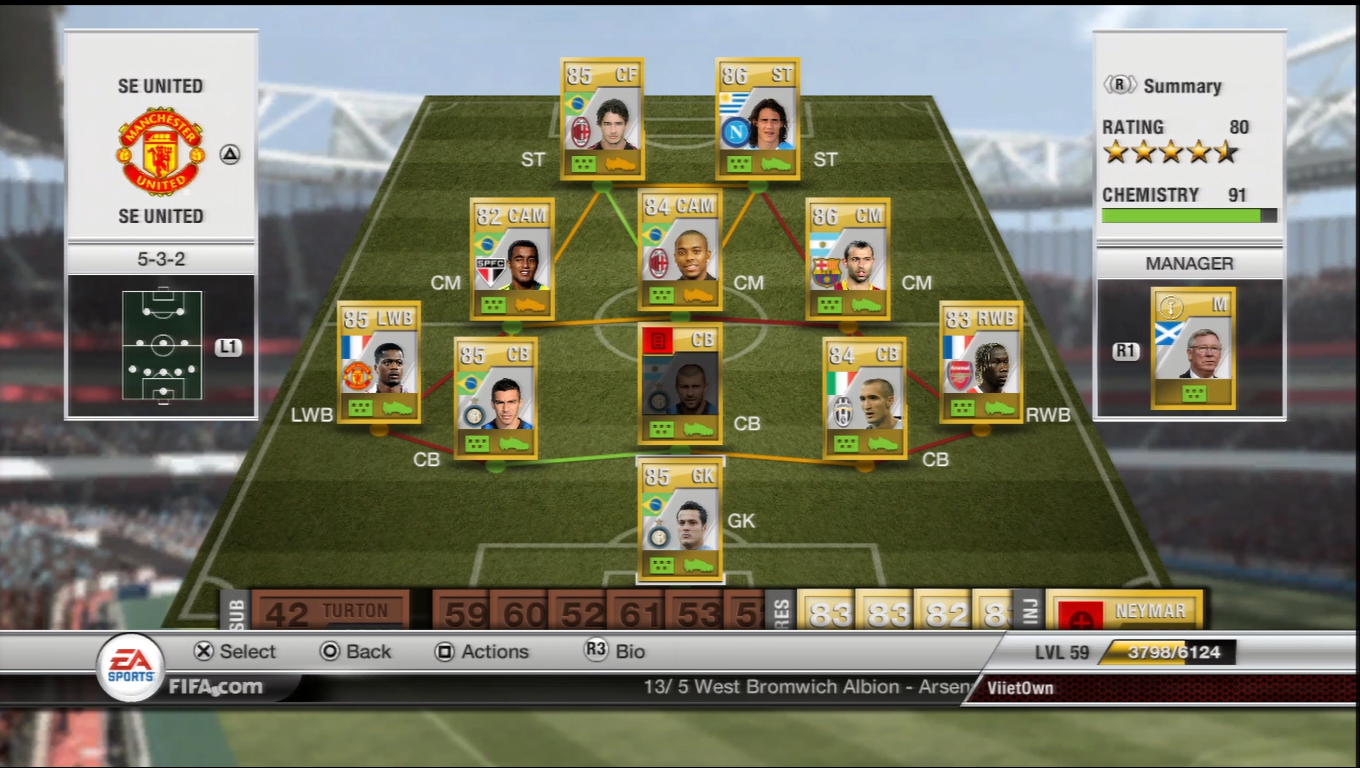 Fifa 12  Ultimate Team im Browser - Web App Holiday Gift 