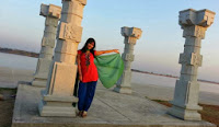 Radhika Pandit Photo Shoot on Location of BAHADDUR movie