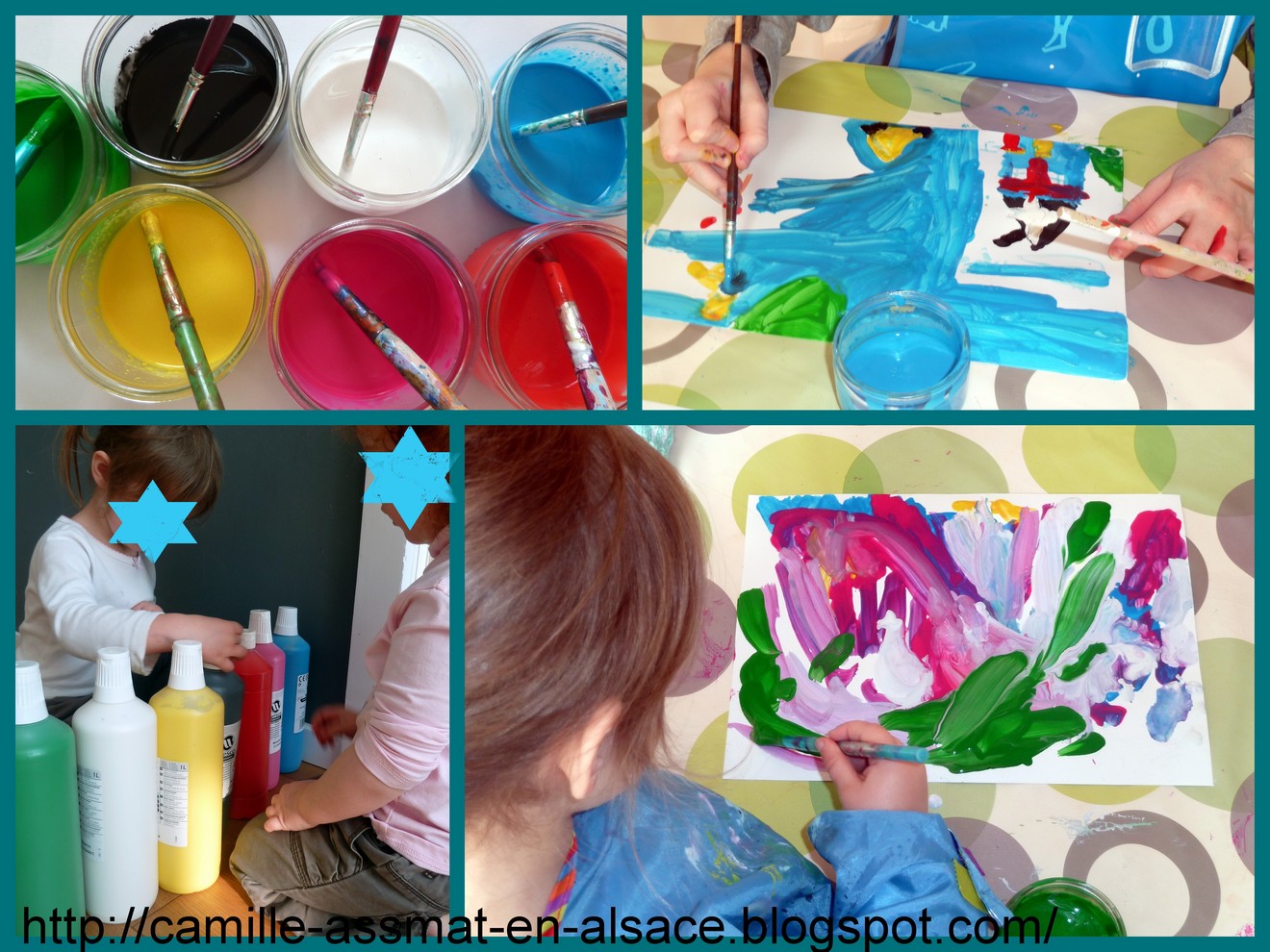 Nounou nature en Alsace peinture et drawing gum