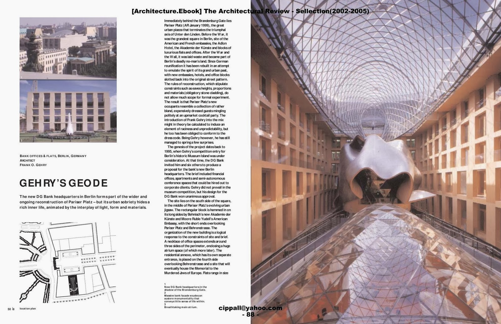 Dz Bank Building Gehry Partners Archdaily