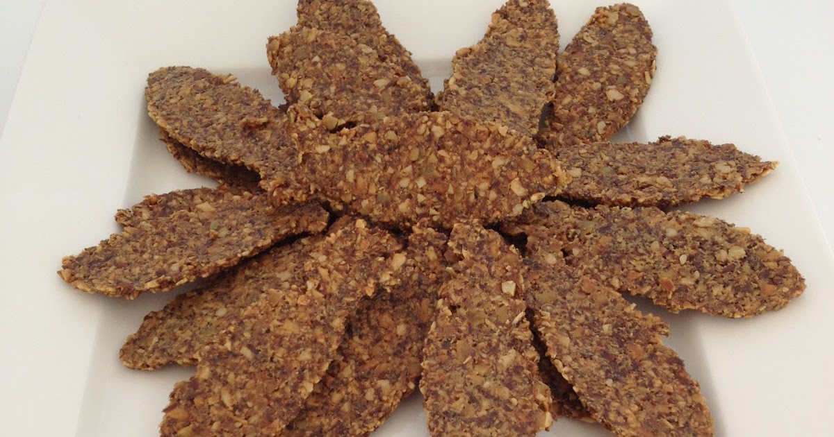 Happy Healthnut Gluten Free Savory Pumpkin Seed Crackers
