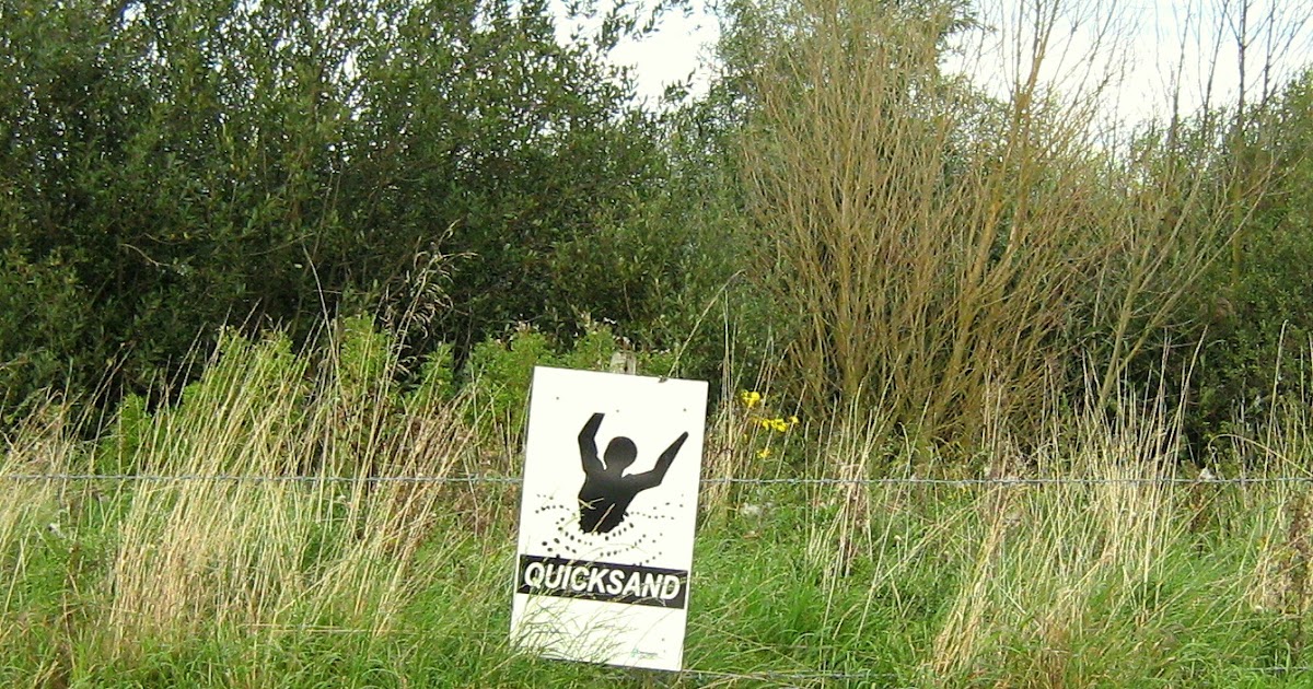 Staffordshire Photo Danger quicksand!