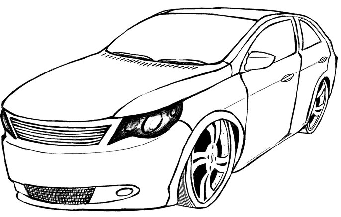 desenhos de carros de corrida infantil