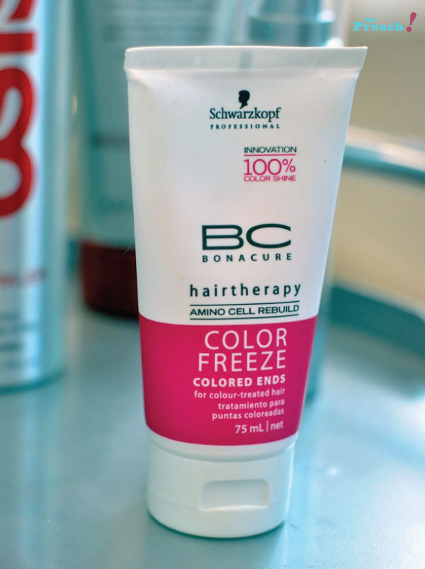Review leave in para cabelos Colored Ends - BC Bonacure Color Freeze - Schwarzkopf - testado Review leave in para cabelos Colored Ends - BC Bonacure Color Freeze - Schwarzkopf - testado