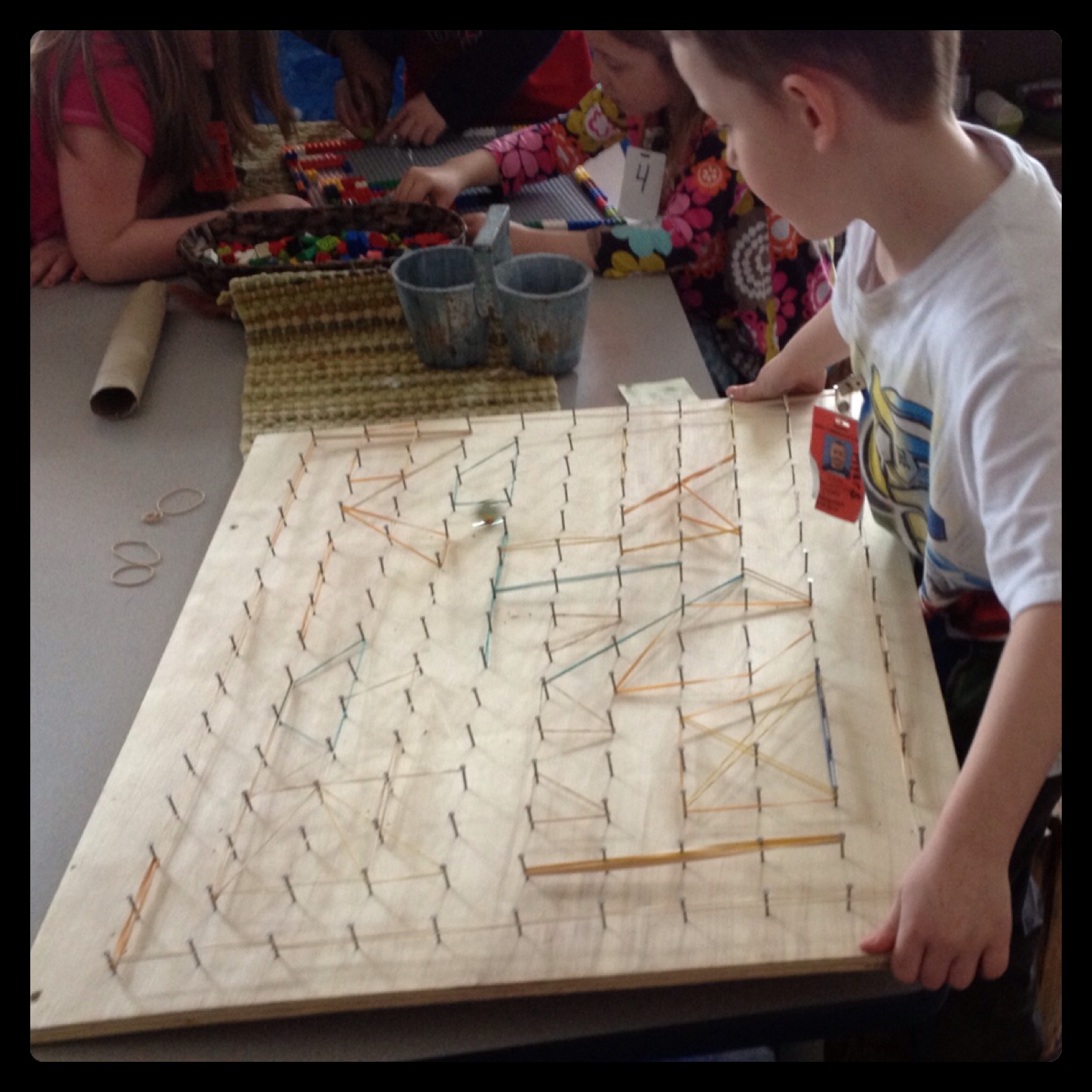 Inquiring Minds Mrs. Myers' Kindergarten Collaborative Marble Mazes