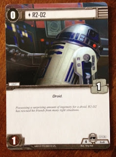 R2-D2 card from Star Wars card game