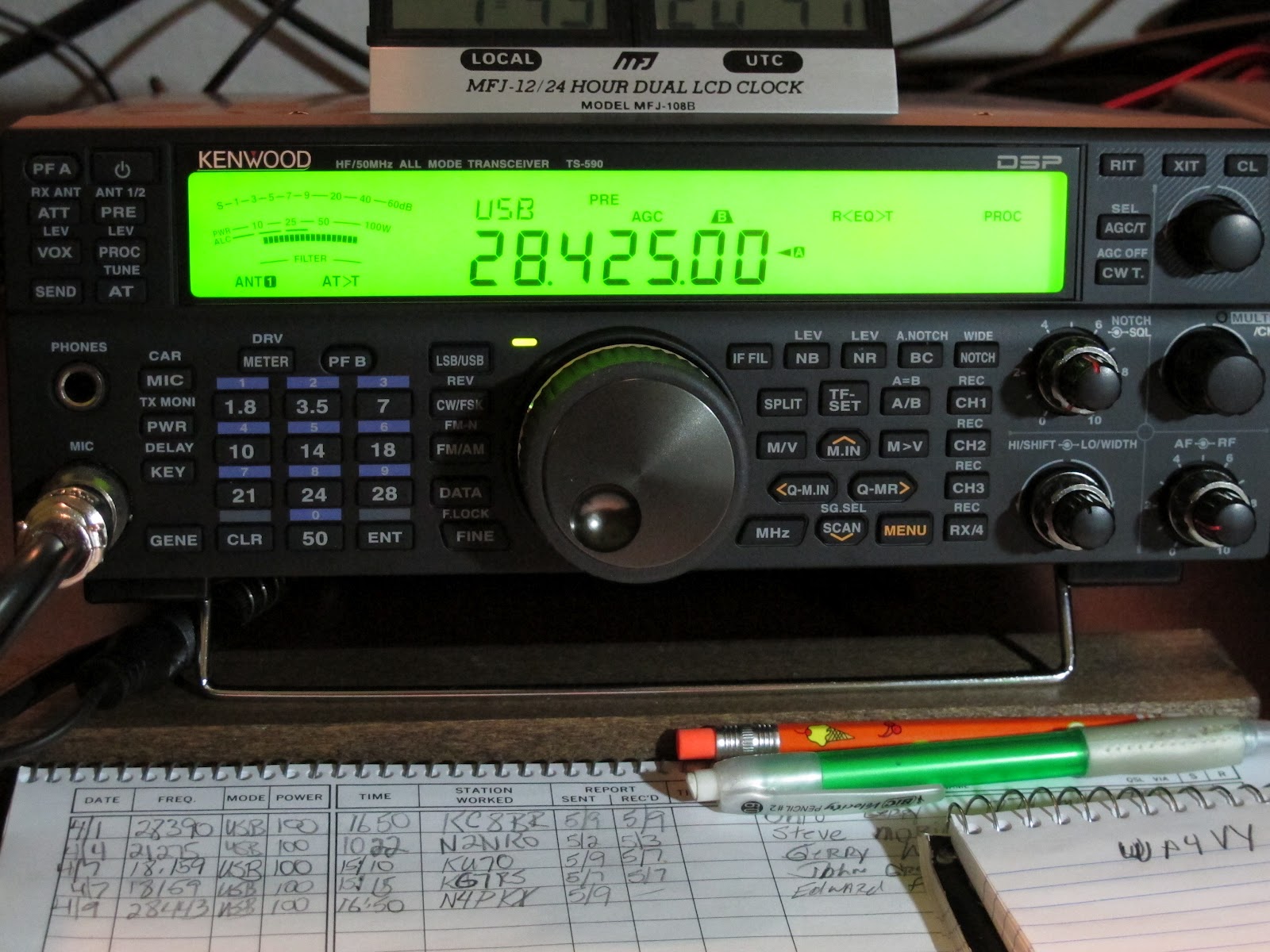 k7pwt amateur radio by kelly morgan: Kenwood TS-590S. WOW