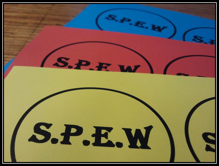 CRAFTING INSIDE THE BOX How to make S.P.E.W badges