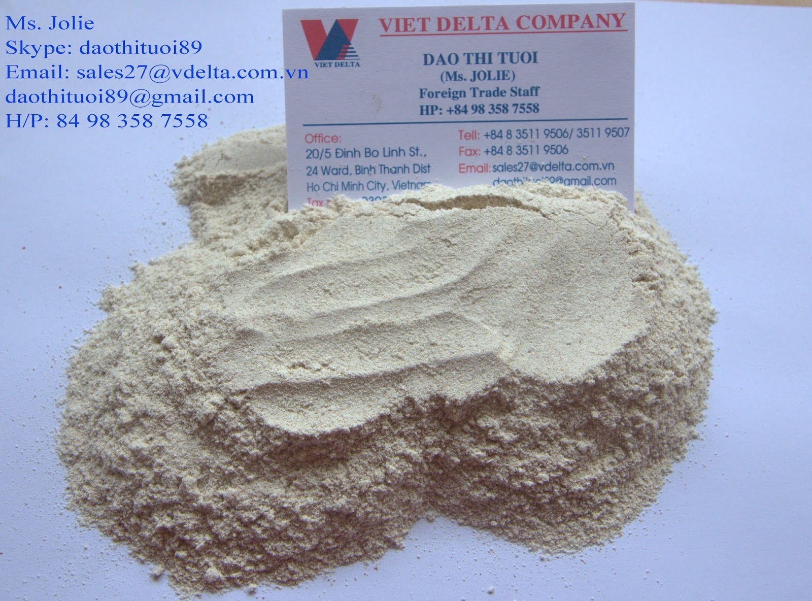 ONGGOK STARCH POWDER TAPIOCA RESIDUE POWDER TAPIOCA FIBER POWDER MOSQUITO COIL MATERIALS