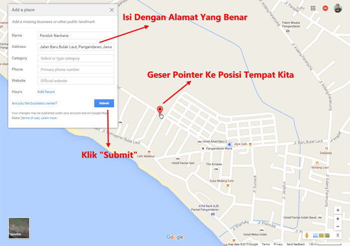 Cara Menandai Tempat Kita Di Google Maps Cara Menandai Tempat Kita Di Google Maps