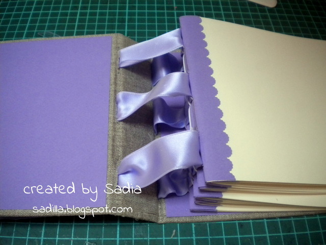 Sadilla S Blog Tutorial Guestbook Rilegatura Alternativa
