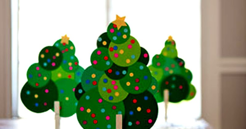 Decoracao De Arvores De Natal De Papel Festa, Sabor & Decoração~ Decoracao De Arvores De Natal De Papel
