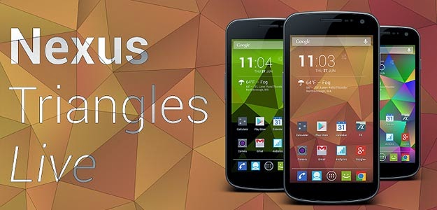 Download Nexus Triangles LWP for Android - Appszoom
