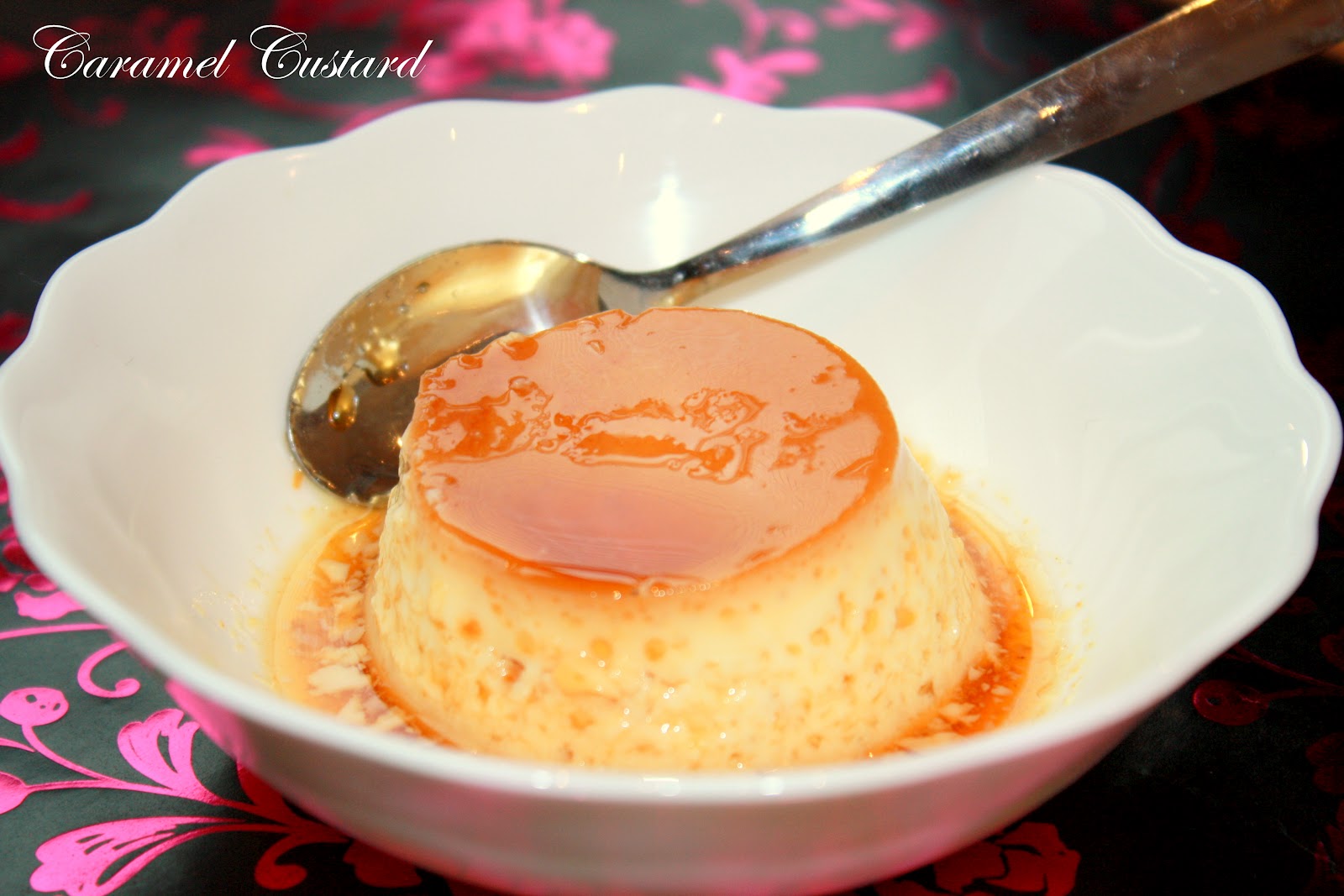 Cook like Priya Caramel Custard Caramel Pudding Easy Milk Dessert