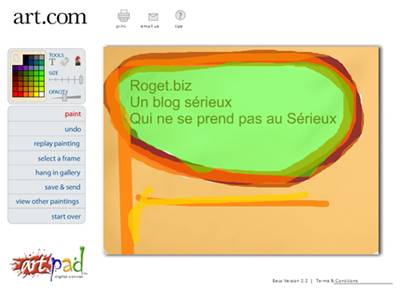 Peindre en ligne avec art on line