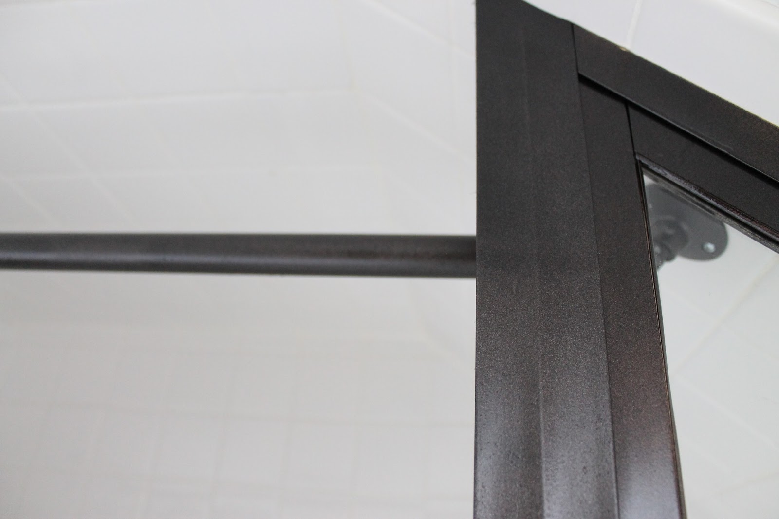 the picket fence projects Goodbye gold shower door...