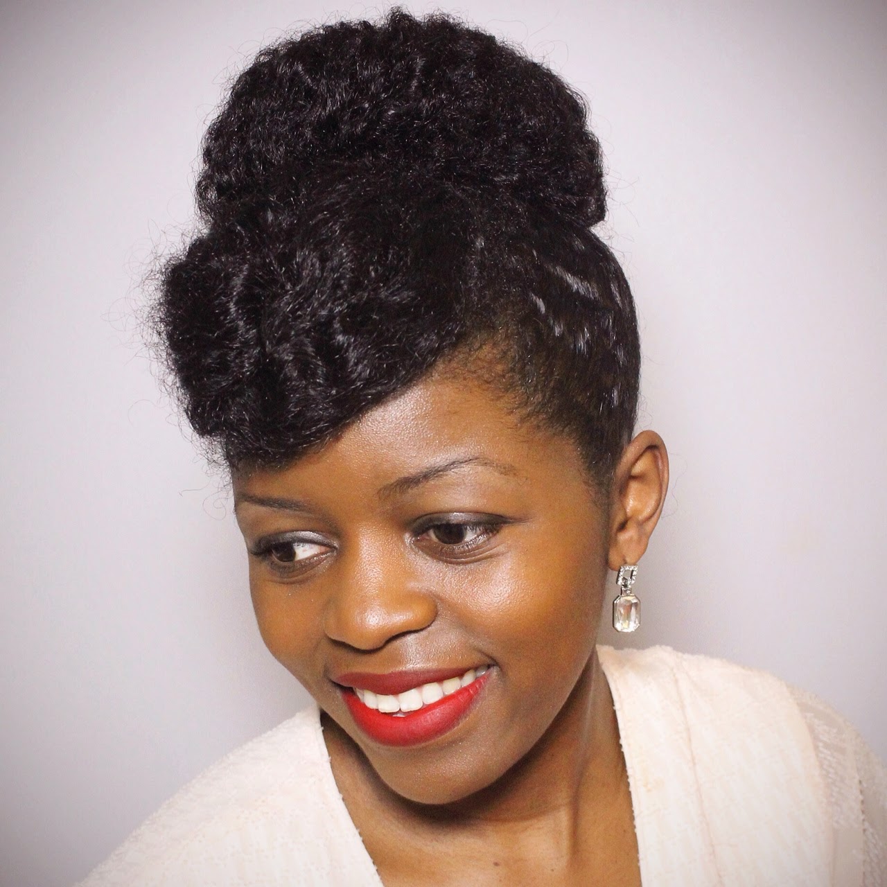 Chic And Easy Bun Updo For Natural Hair Curlynikki