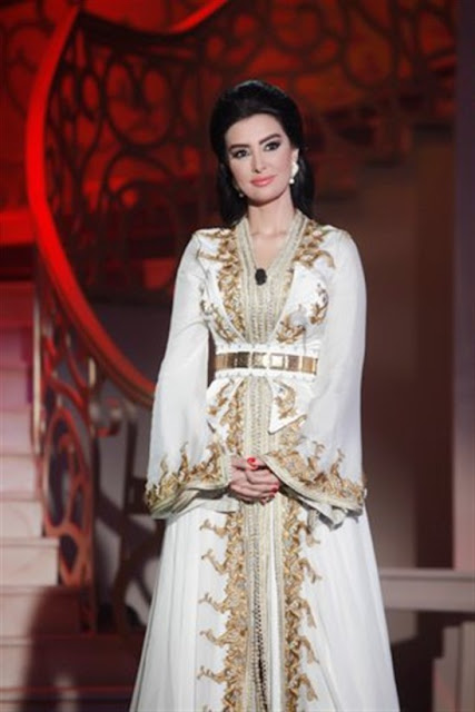 قفطان ميساء المغربي - صور قفطان ميساء المغربي 2012 - قفطان ميساء مغربي مع نيشان في برنامج انا والعسل قفطان ميساء المغربي - صور قفطان ميساء المغربي 2012 - قفطان ميساء مغربي مع نيشان في برنامج انا والعسل