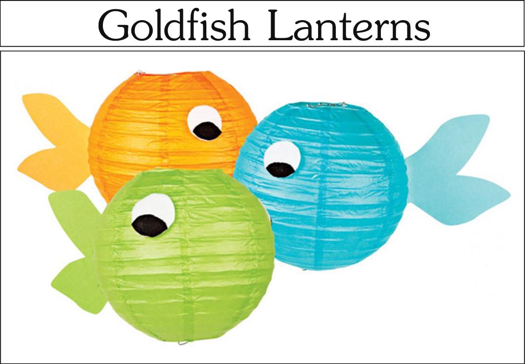 It's Written on the Wall Cute Goldfish Birthday Party Decor, Food and