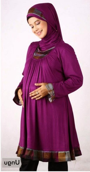 Model Baju Hamil Muslim Cantik Untuk Kerja Murah Terbaru 2015