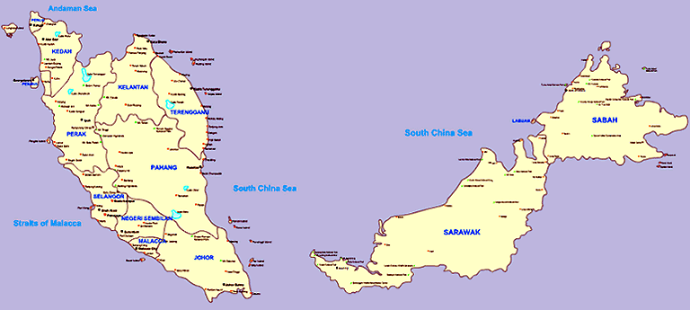 14 Negeri Di Malaysia Dan Ibu Negeri