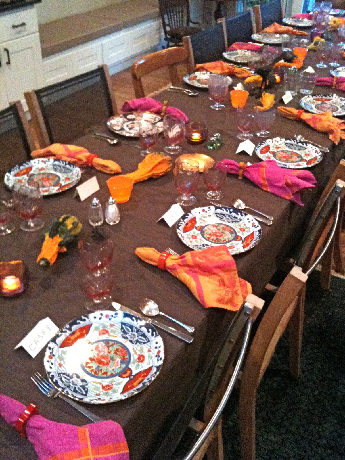 Sit Down Dinner for 18 Knitionary