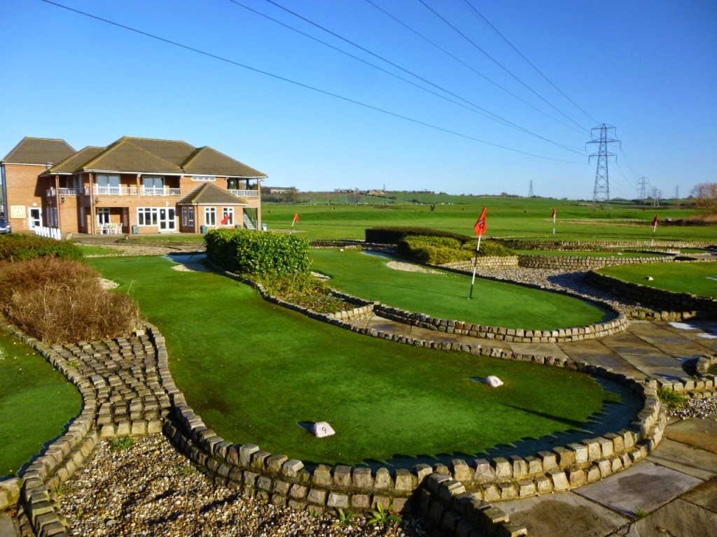 The Ham and Egger Files Minigolf at Dunton Hills Family Golf Centre in