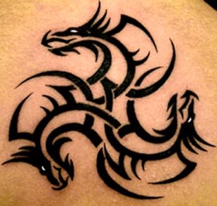tribal dragon tattoos gallery