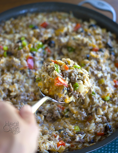 Enchilada Rice Heat Oven to 350