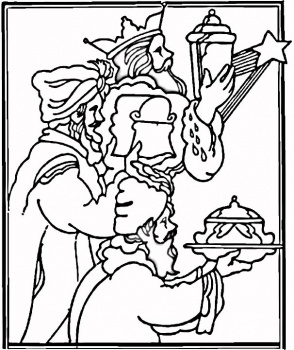 Let S Celebrate Three Kings Day Coloring Pages Los Tres