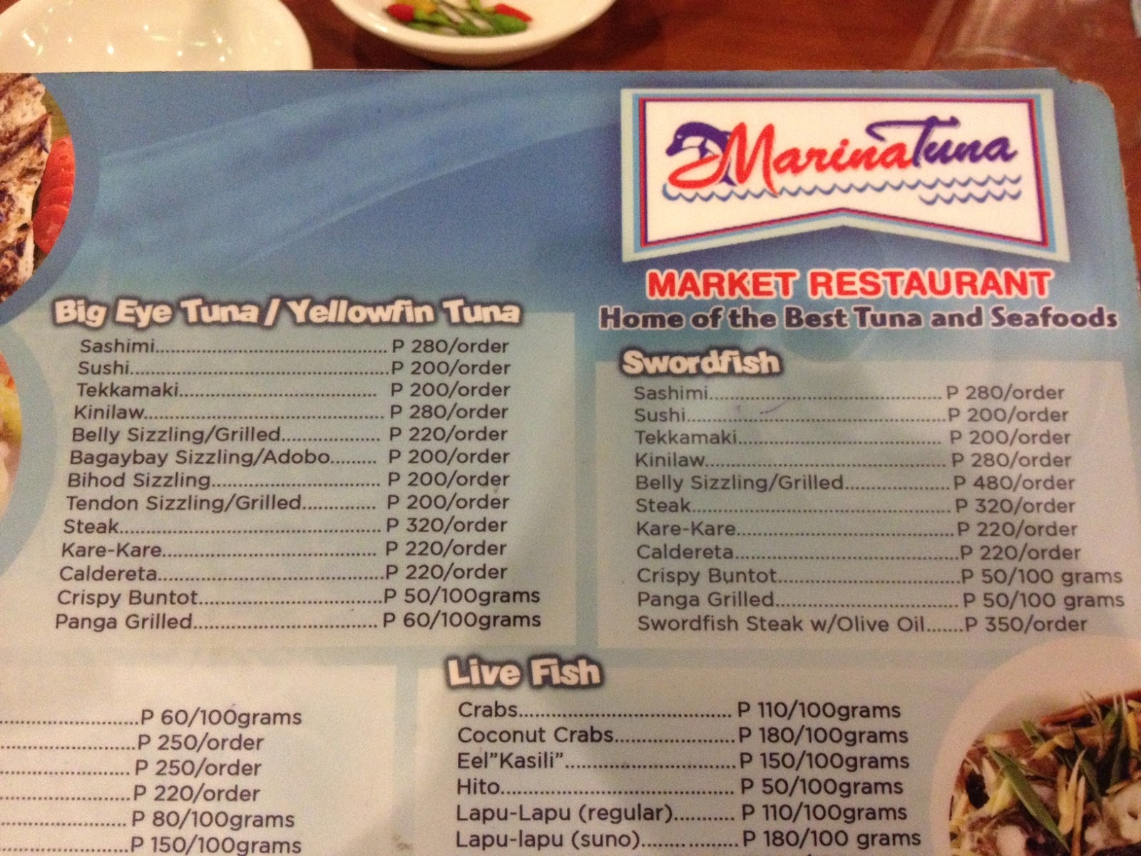 The Mediocre Wanderer MARINA TUNASeafood Indulgence At Davao's Finest