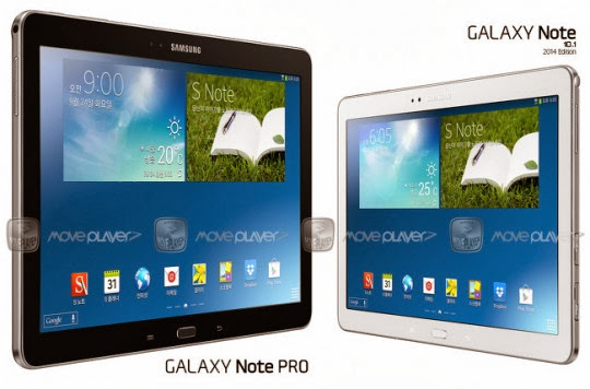 Samsung Galaxy Note Pro will be launched in MWC in two sizes 10.1-inch and 12.2-inch.